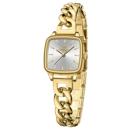 Reward-Montre Femme Carrée Vintage avec Bracelet Acier Inoxydable — Élégance & Fiabilité