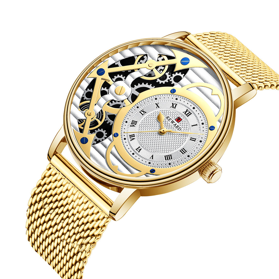 Reward-Montre Homme Luxe Quartz Mode Business Ultra-Fine