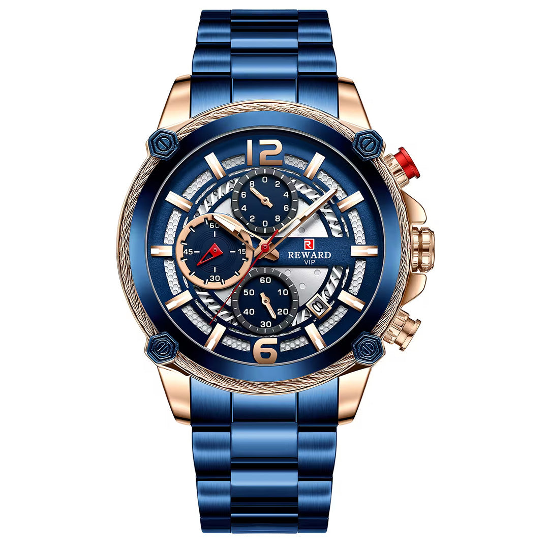 Reward-Montre Homme – Chronographe Sport & Mode Mouvement Multifonction