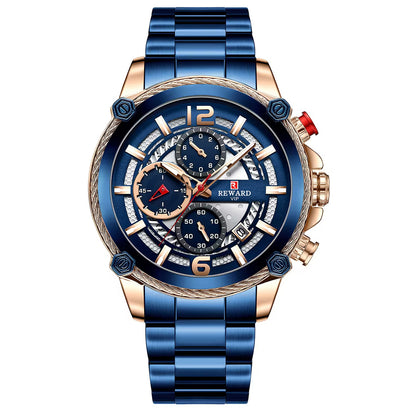 Reward-Montre Homme – Chronographe Sport & Mode Mouvement Multifonction