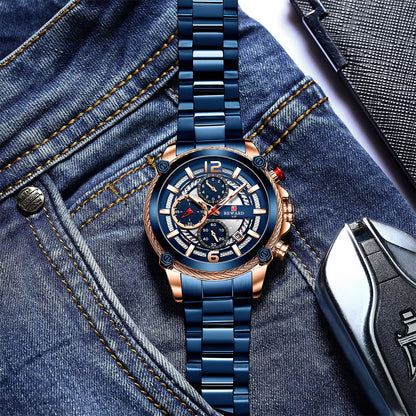 Reward-Montre Homme – Chronographe Sport & Mode Mouvement Multifonction