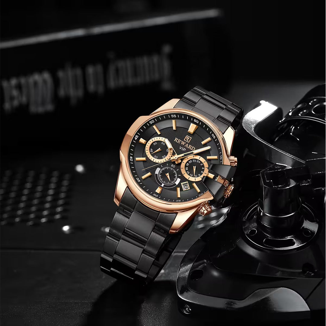 Reward-Montre Homme VIP Chronographe – Luxe Design Unique & Fonctions Pratiques