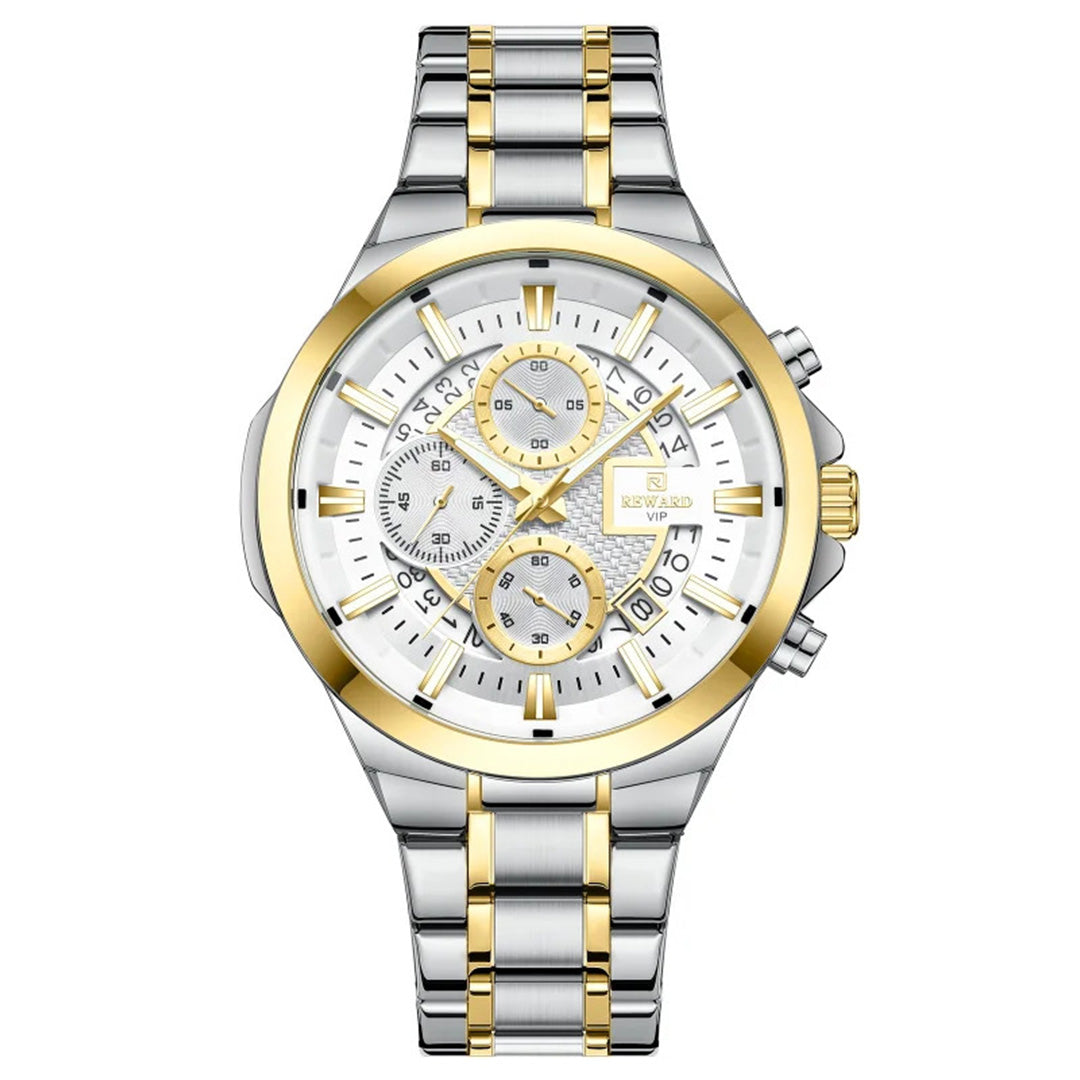 Reward-Montre de Sport Multifonctionnelle Étanche pour Homme avec Aiguilles Lumineuses