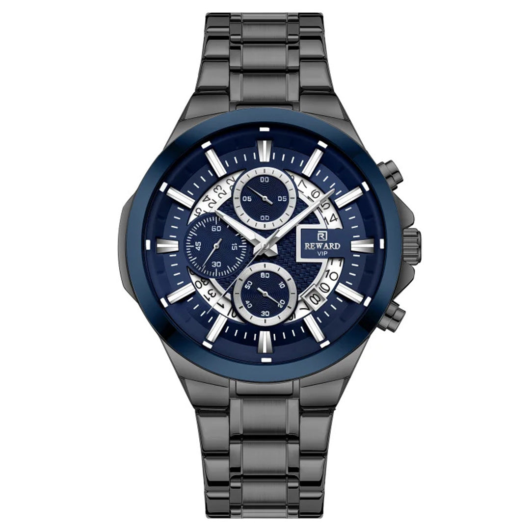 Reward-Montre de Sport Multifonctionnelle Étanche pour Homme avec Aiguilles Lumineuses