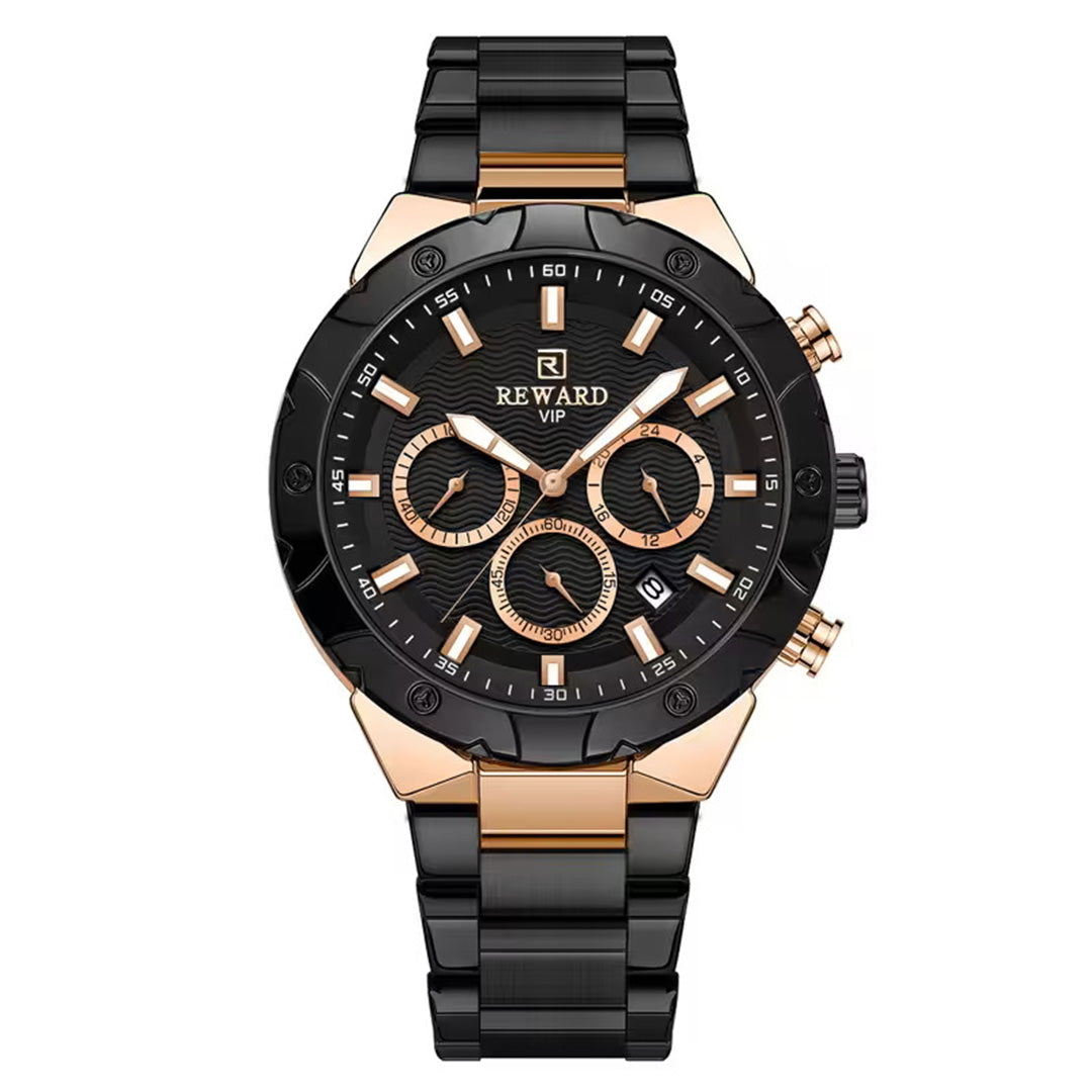 Reward-Montre VIP de Luxe-Chronographe Quartz Mode & Affichage Lumineux
