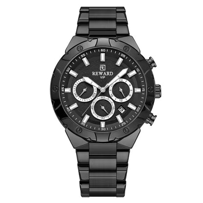 Reward-Montre VIP de Luxe-Chronographe Quartz Mode & Affichage Lumineux