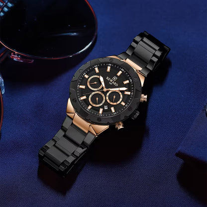 Reward-Montre VIP de Luxe-Chronographe Quartz Mode & Affichage Lumineux
