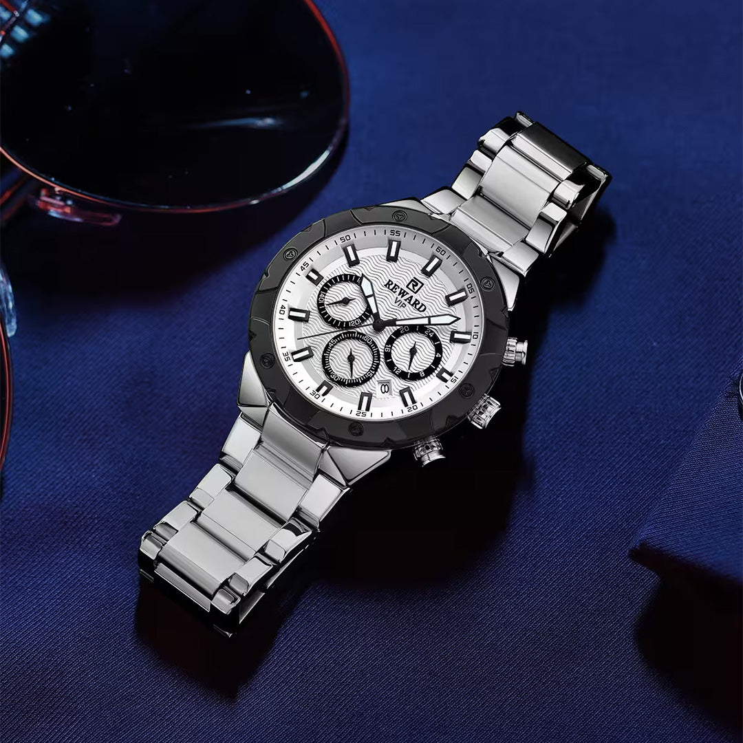 Reward-Montre VIP de Luxe-Chronographe Quartz Mode & Affichage Lumineux