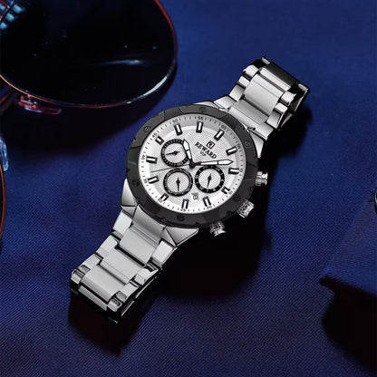 Reward-Montre VIP de Luxe-Chronographe Quartz Mode & Affichage Lumineux