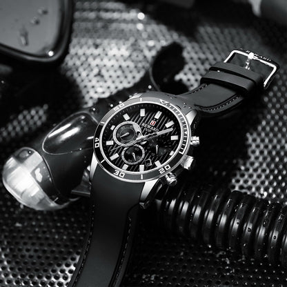 Reward-Montre Homme – Quartz Sport & Mode Bracelet Silicone Confortable