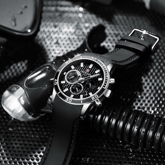 Reward-Montre Homme – Quartz Sport & Mode Bracelet Silicone Confortable