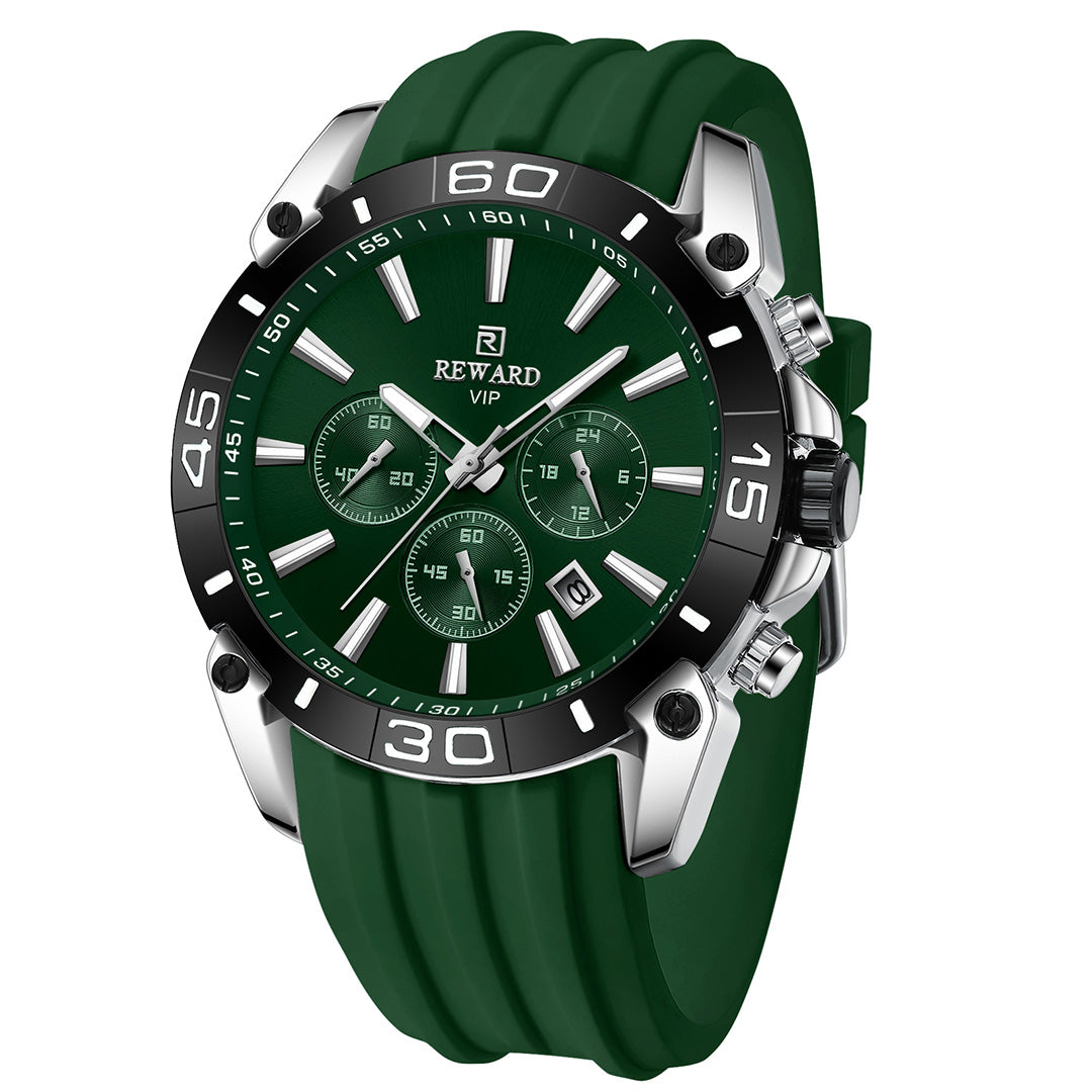 Reward-Montre Sport et Gaming à Quartz pour Homme. Style Audacieux. Bracelet en Silicone