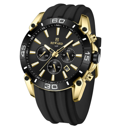 Reward-Montre Sport et Gaming à Quartz pour Homme. Style Audacieux. Bracelet en Silicone