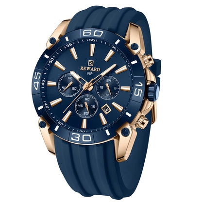 Reward-Montre Sport et Gaming à Quartz pour Homme. Style Audacieux. Bracelet en Silicone