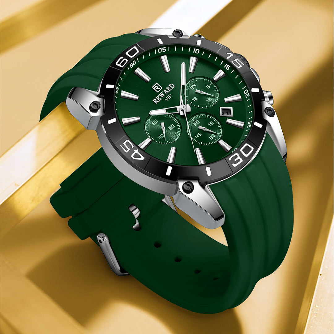 Reward-Montre Sport et Gaming à Quartz pour Homme. Style Audacieux. Bracelet en Silicone