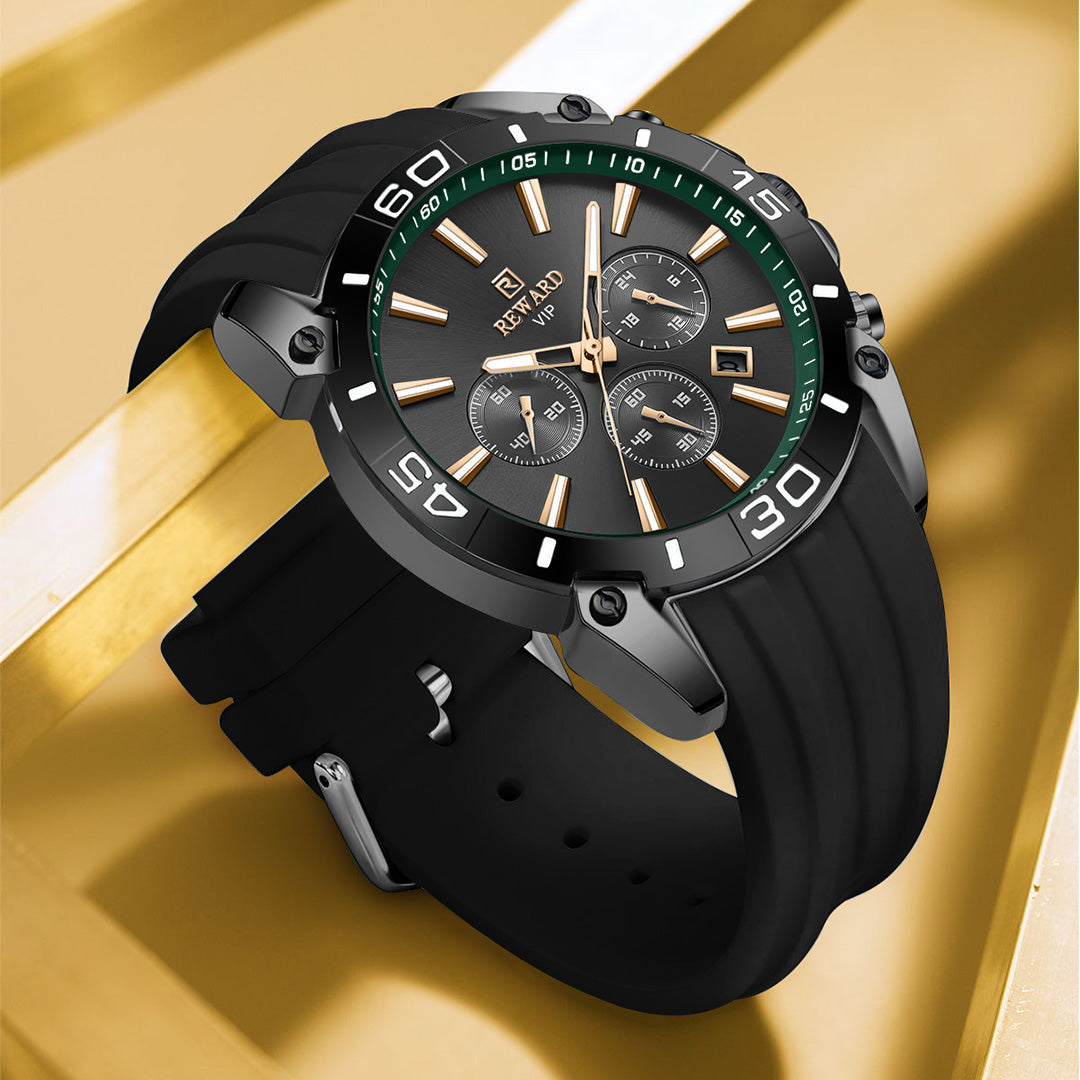 Reward-Montre Sport et Gaming à Quartz pour Homme. Style Audacieux. Bracelet en Silicone