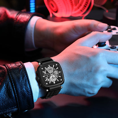 Reward-Montre à Quartz Sport et Mode Homme Étanche avec Bracelet en Silicone