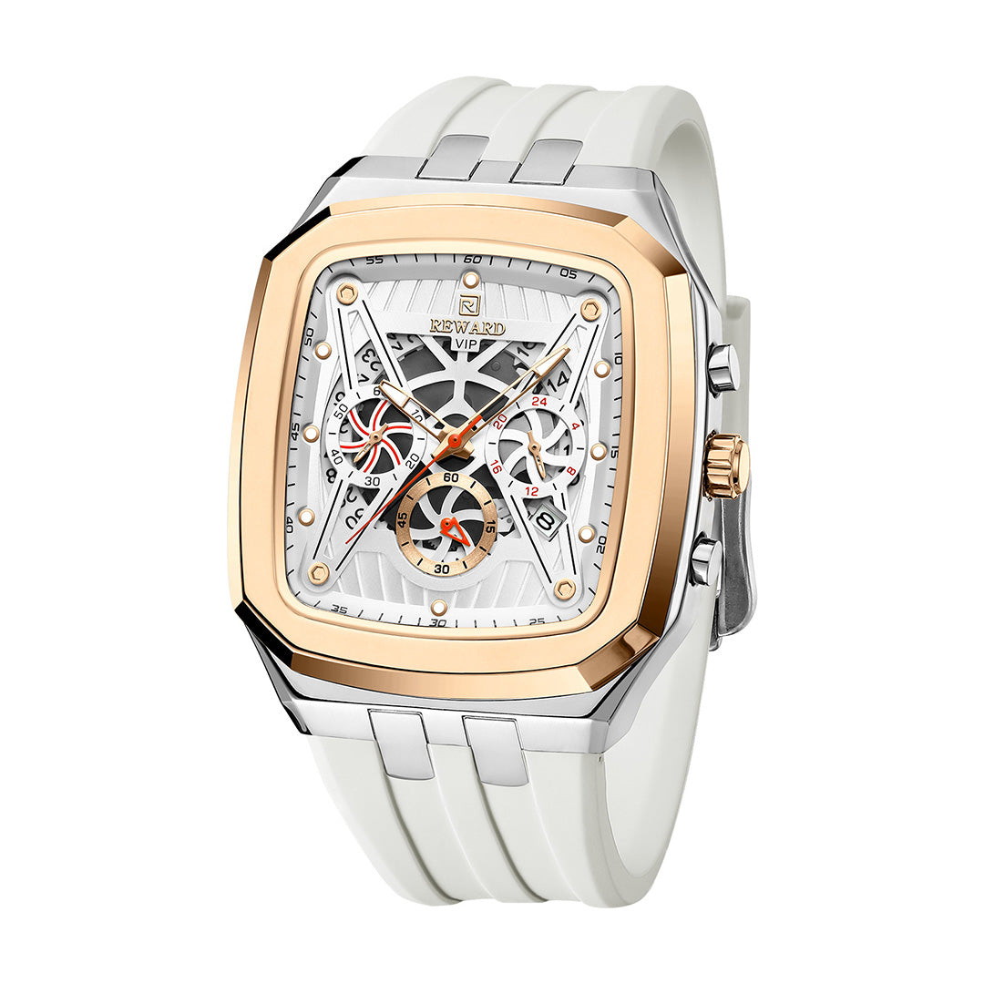 Reward-Montre à Quartz Sport et Mode Homme-Style Audacieux avec Bracelet en Silicone