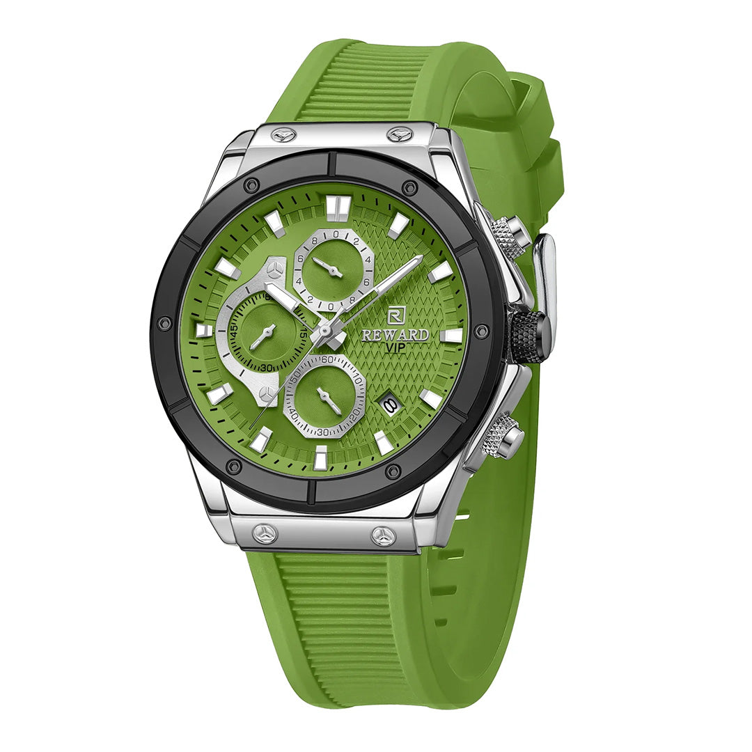 Reward-Montre Homme Fine Sport & Mode Quartz avec Bracelet Silicone