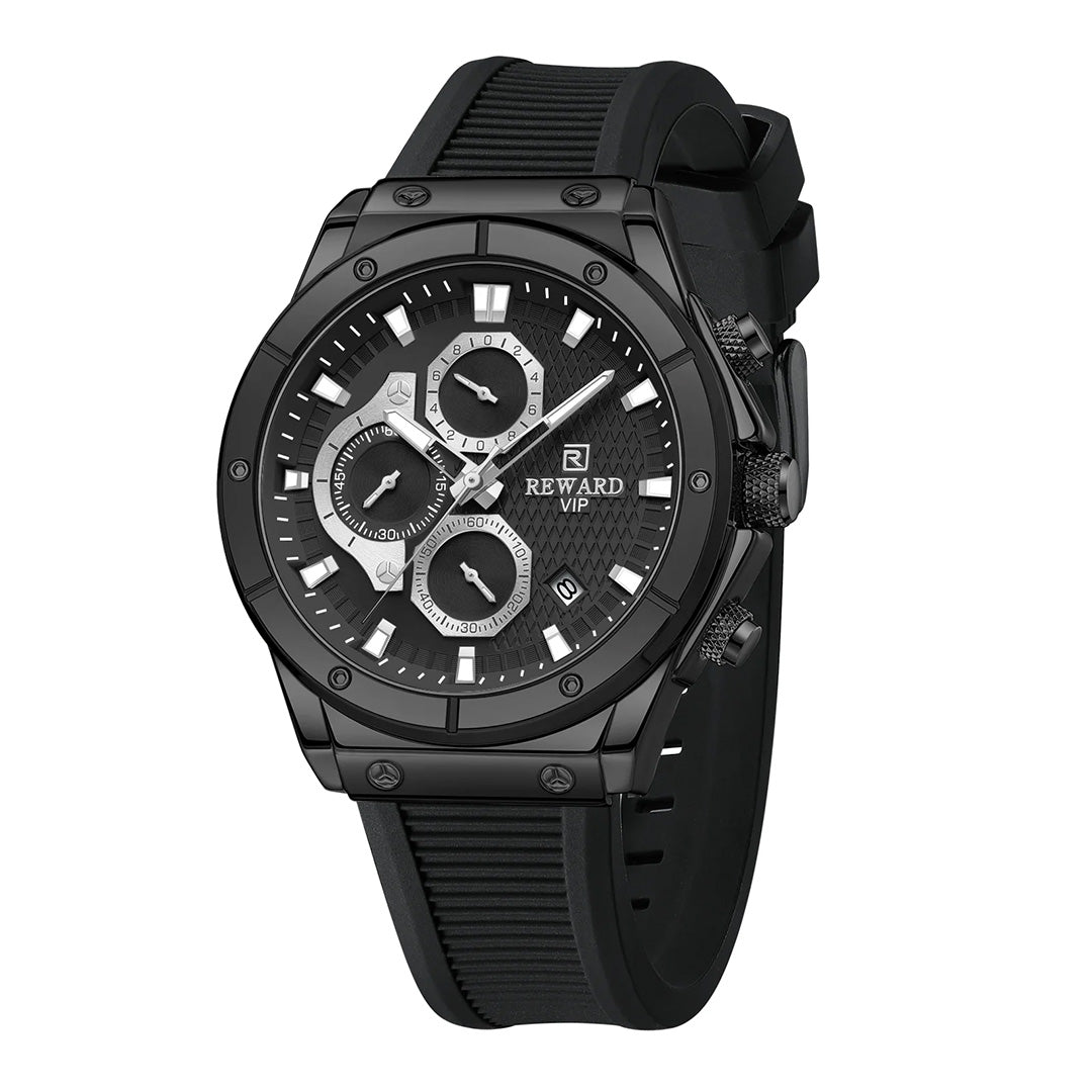 Reward-Montre Homme Fine Sport & Mode Quartz avec Bracelet Silicone