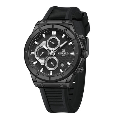 Reward-Montre Homme Fine Sport & Mode Quartz avec Bracelet Silicone