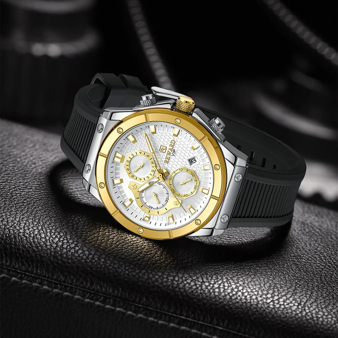 Reward-Montre Homme Fine Sport & Mode Quartz avec Bracelet Silicone