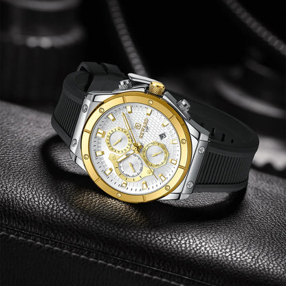 Reward-Montre Homme Fine Sport & Mode Quartz avec Bracelet Silicone