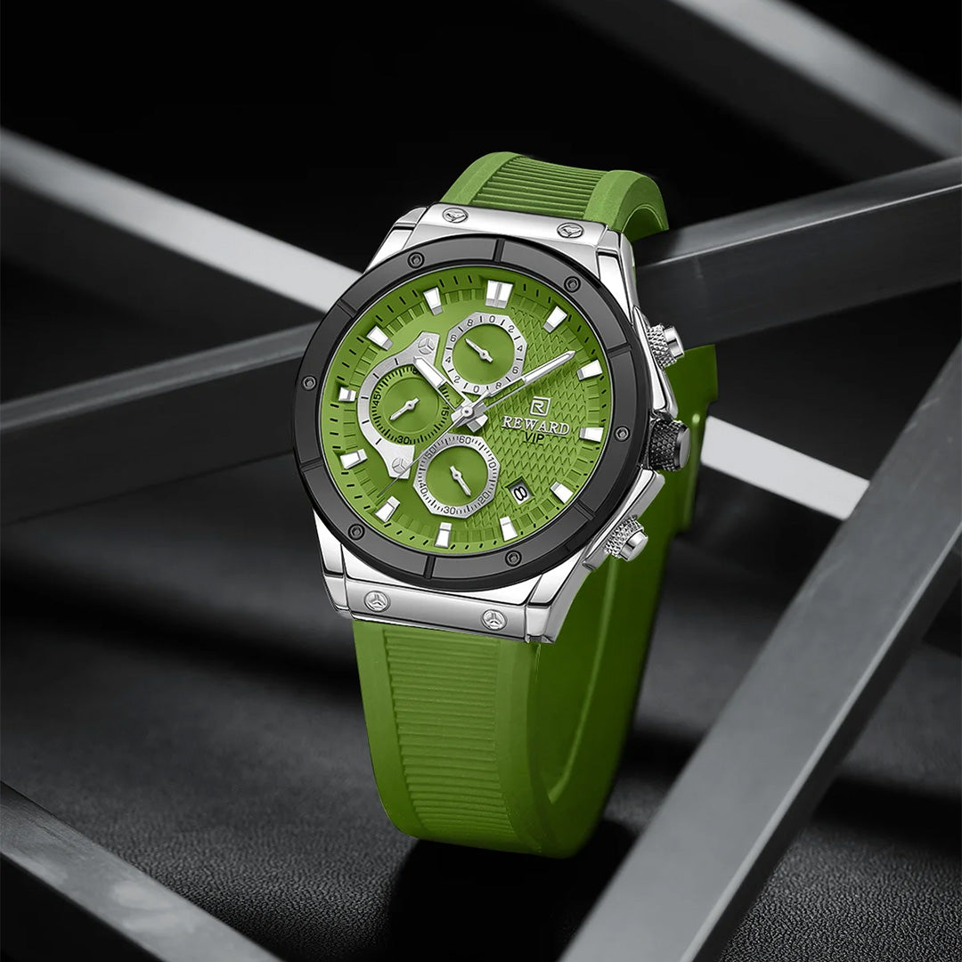 Reward-Montre Homme Fine Sport & Mode Quartz avec Bracelet Silicone